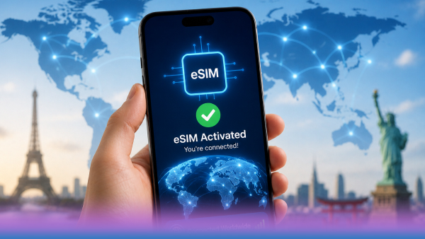Step 4: Activate and connect your eSIM