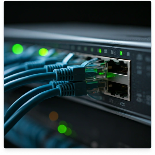 Network switch for broadband and router deployment